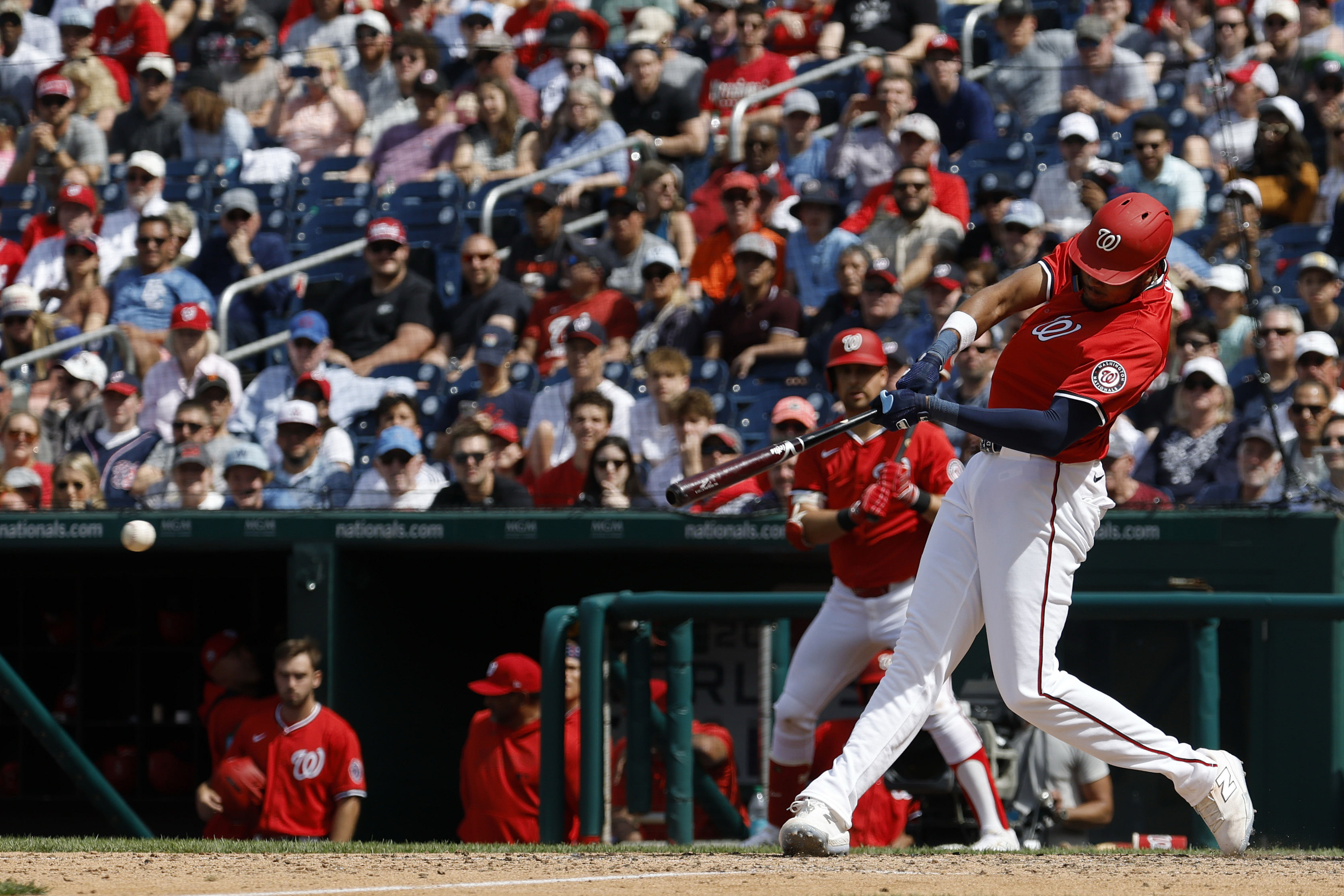 James Wood stays dangerous at the plate - Source: Imagn